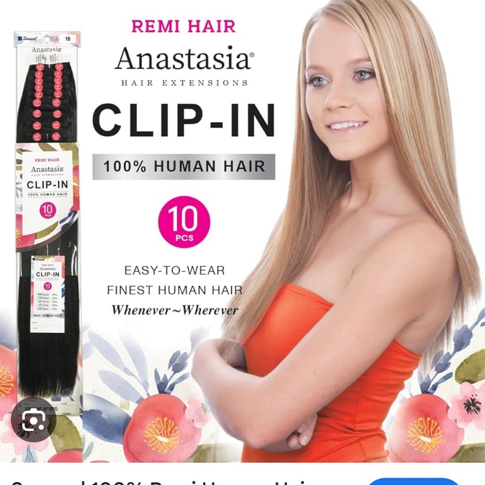 Anastasia Remi CLIP-IN 100% Human Hair 10 pcs